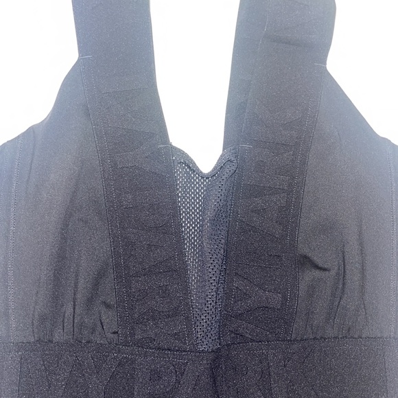 Ivy Park Black Mesh Workout Bodysuit - Picture 3 of 7